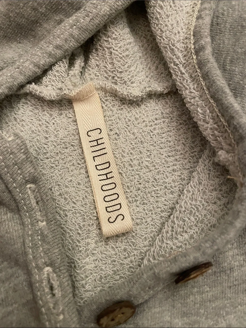 Childhood’s Clothing soft grey